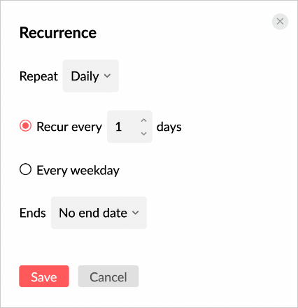 Reduce repetition